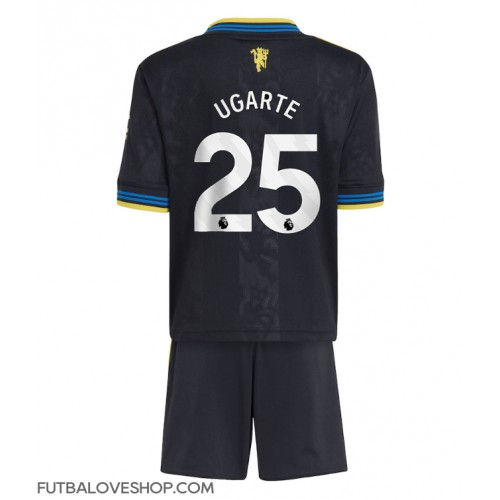 Dres Manchester United Manuel Ugarte #25 Tretina pre deti 2025-26 Krátky Rukáv (+ trenírky)